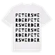 Peterswerder ordlek t-shirt