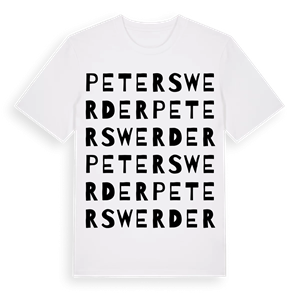 Peterswerder ordlek t-shirt – ekologisk bomull t-shirt från Pinshirt