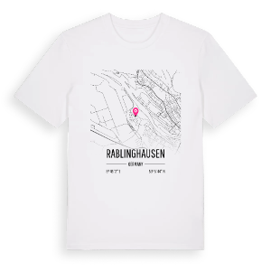 Rablinghausen karta t-shirt – ekologisk bomull t-shirt från Pinshirt