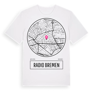 Radio Bremen t-shirt – ekologisk bomull t-shirt från Pinshirt