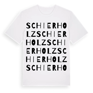 Schierholz ordlek t-shirt – ekologisk bomull t-shirt från Pinshirt
