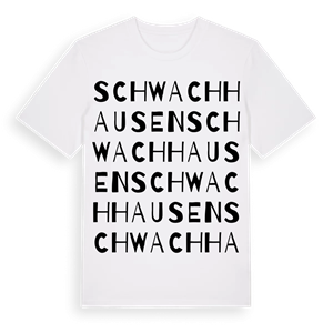 Schwachhausen ordlek t-shirt – ekologisk bomull t-shirt från Pinshirt