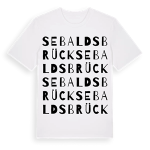 Sebaldsbrück ordlek t-shirt – ekologisk bomull t-shirt från Pinshirt