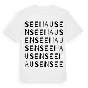 Seehausen ordlek t-shirt – ekologisk bomull t-shirt från Pinshirt