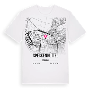Speckenbüttel karta t-shirt – ekologisk bomull t-shirt från Pinshirt