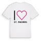 Jag älskar St. Magnus t-shirt stort tryck