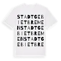 Stadtgebiet Bremen ordlek t-shirt