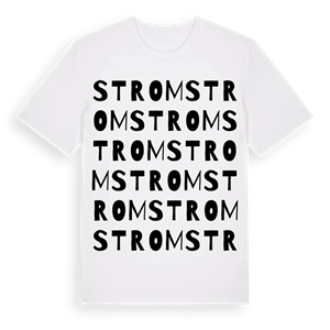 Strom ordlek t-shirt – ekologisk bomull t-shirt från Pinshirt