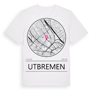 Utbremen t-shirt – ekologisk bomull t-shirt från Pinshirt