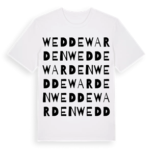Weddewarden ordlek t-shirt – ekologisk bomull t-shirt från Pinshirt