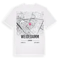 Weidedamm karta t-shirt