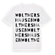 Woltmershausen ordlek t-shirt