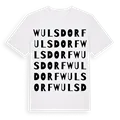 Wulsdorf ordlek t-shirt