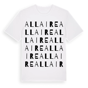 Allaire ordlek t-shirt – ekologisk bomull t-shirt från Pinshirt