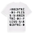 Argentré-du-Plessis ordlek t-shirt