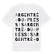 Argentré-du-Plessis ordlek t-shirt