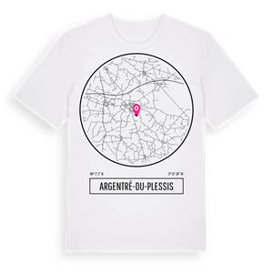 Argentré-du-Plessis t-shirt – ekologisk bomull t-shirt från Pinshirt