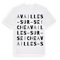Availles-sur-Seiche ordlek t-shirt