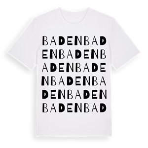 Baden ordlek t-shirt – ekologisk bomull t-shirt från Pinshirt