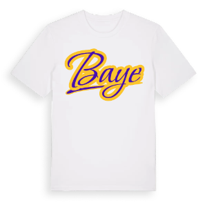 Baye baseball t-shirt – ekologisk bomull t-shirt från Pinshirt