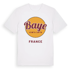 Baye cirkel t-shirt – ekologisk bomull t-shirt från Pinshirt