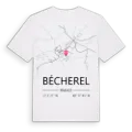 Bécherel karta t-shirt