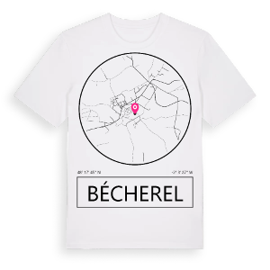 Bécherel t-shirt – ekologisk bomull t-shirt från Pinshirt