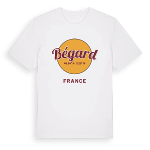 Bégard cirkel t-shirt – ekologisk bomull t-shirt från Pinshirt