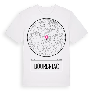 Bourbriac t-shirt – ekologisk bomull t-shirt från Pinshirt