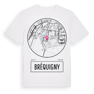 Bréquigny t-shirt – ekologisk bomull t-shirt från Pinshirt