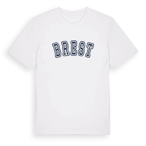 Brest college t-shirt – ekologisk bomull t-shirt från Pinshirt