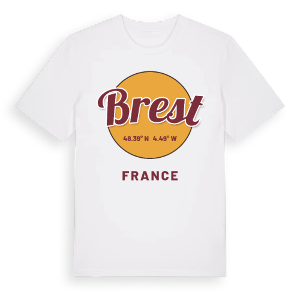 Brest cirkel t-shirt – ekologisk bomull t-shirt från Pinshirt