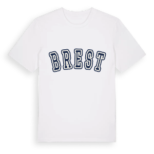Brest college t-shirt – ekologisk bomull t-shirt från Pinshirt