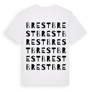 Brest ordlek t-shirt – ekologisk bomull t-shirt från Pinshirt