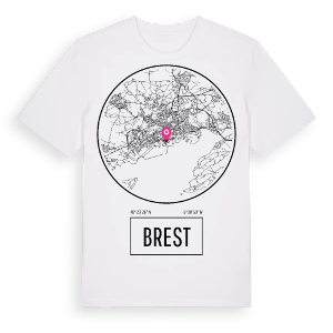 Brest t-shirt – ekologisk bomull t-shirt från Pinshirt