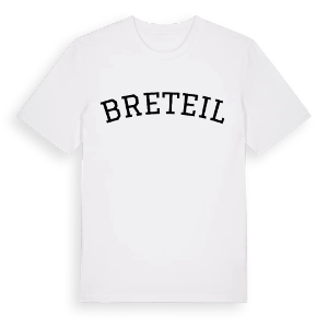 Breteil böjd t-shirt – ekologisk bomull t-shirt från Pinshirt