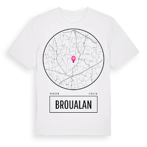 Broualan t-shirt – ekologisk bomull t-shirt från Pinshirt