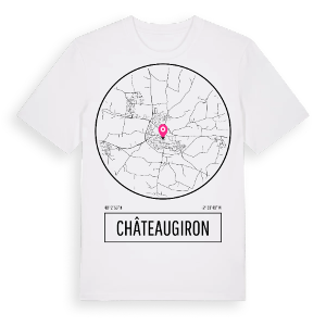 Châteaugiron t-shirt – ekologisk bomull t-shirt från Pinshirt