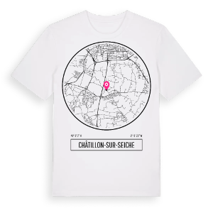 Châtillon-sur-Seiche t-shirt – ekologisk bomull t-shirt från Pinshirt