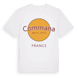 Commana cirkel t-shirt – ekologisk bomull t-shirt från Pinshirt