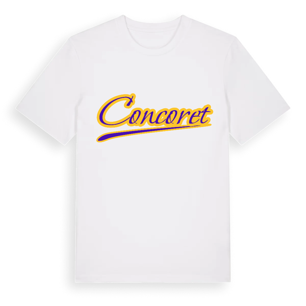 Concoret baseball t-shirt – White, i miljö