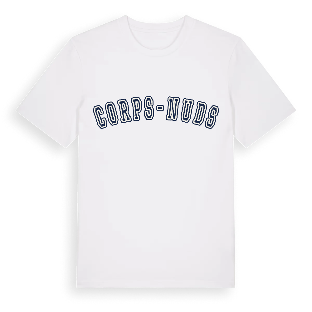 Corps-Nuds college t-shirt – White, i miljö