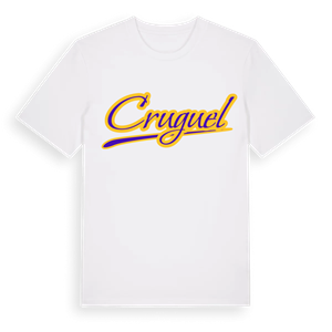 Cruguel baseball t-shirt – ekologisk bomull t-shirt från Pinshirt