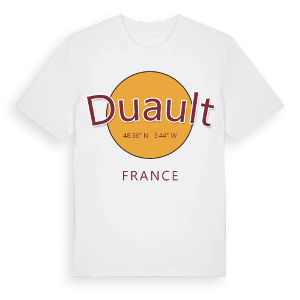 Duault cirkel t-shirt – ekologisk bomull t-shirt från Pinshirt