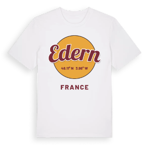Edern cirkel t-shirt – ekologisk bomull t-shirt från Pinshirt