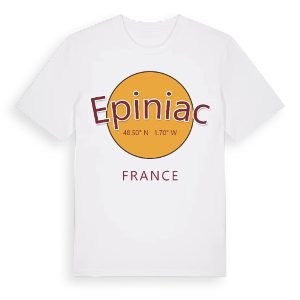 Epiniac cirkel t-shirt – ekologisk bomull t-shirt från Pinshirt