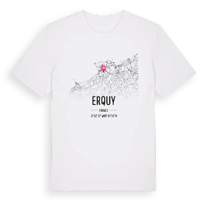 Erquy karta t-shirt – ekologisk bomull t-shirt från Pinshirt