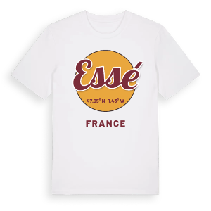 Essé cirkel t-shirt – ekologisk bomull t-shirt från Pinshirt