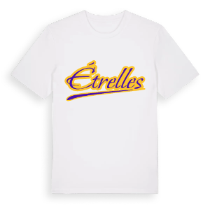 Étrelles baseball t-shirt – ekologisk bomull t-shirt från Pinshirt