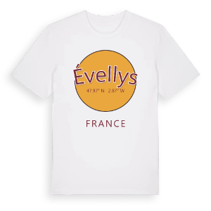 Évellys cirkel t-shirt – ekologisk bomull t-shirt från Pinshirt